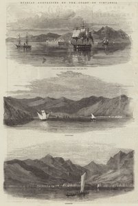 Russian Fortresses on the Coast of Circassia by English School